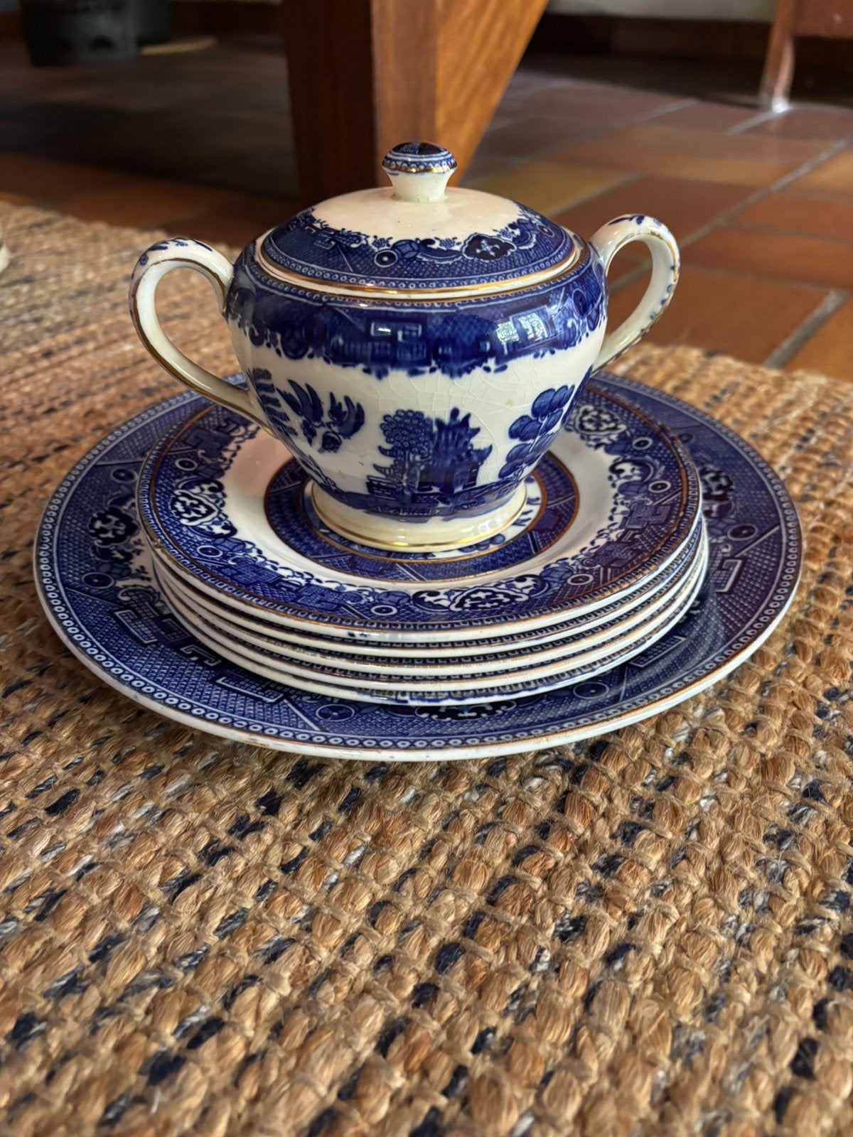Willow Victoria porcelain Fenton England, Ophalen