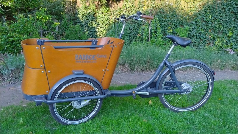 Babboe Curve bakfiets, Fietsen en Brommers, Overige merken, 4 kinderen of meer, Gebruikt, Elektrisch