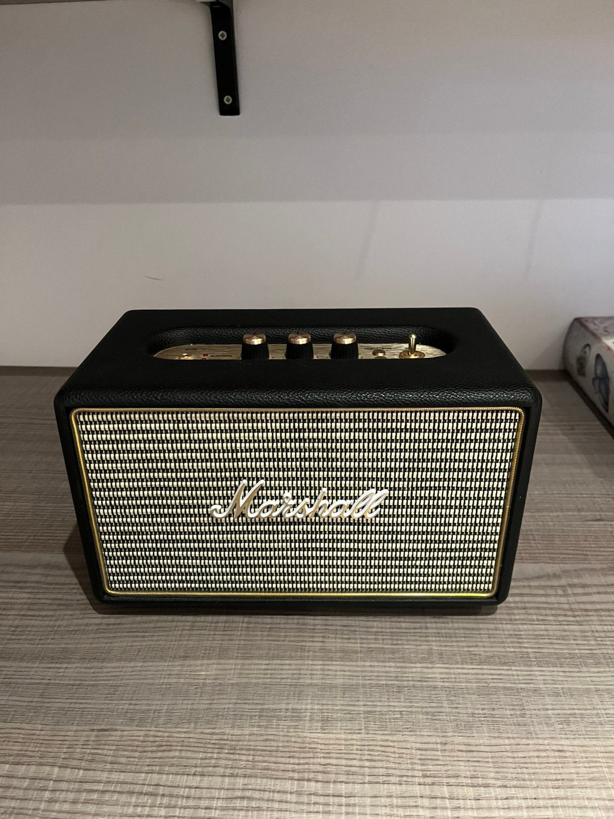 Marshall Acton Bluetooth speaker – zwart/goud, Bluetooth, Ophalen, Zo goed als nieuw