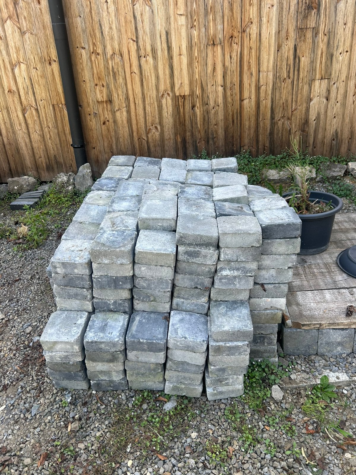Pavés en béton, Tuin en Terras, Tegels en Klinkers, Ophalen, Zo goed als nieuw, Beton, 5 tot 10 m²