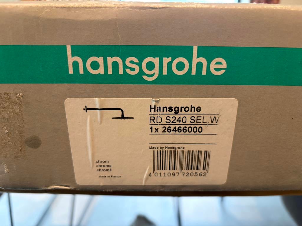 Hansgrohe regendouche, Doe-het-zelf en Bouw, Ophalen of Verzenden, Zo goed als nieuw