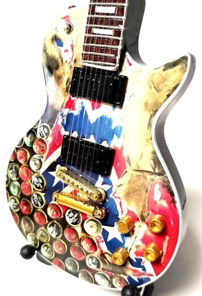 Miniatuur replica Gibson gitaar Zakk Wylde Black Lbl Society, Ophalen of Verzenden, Nieuw