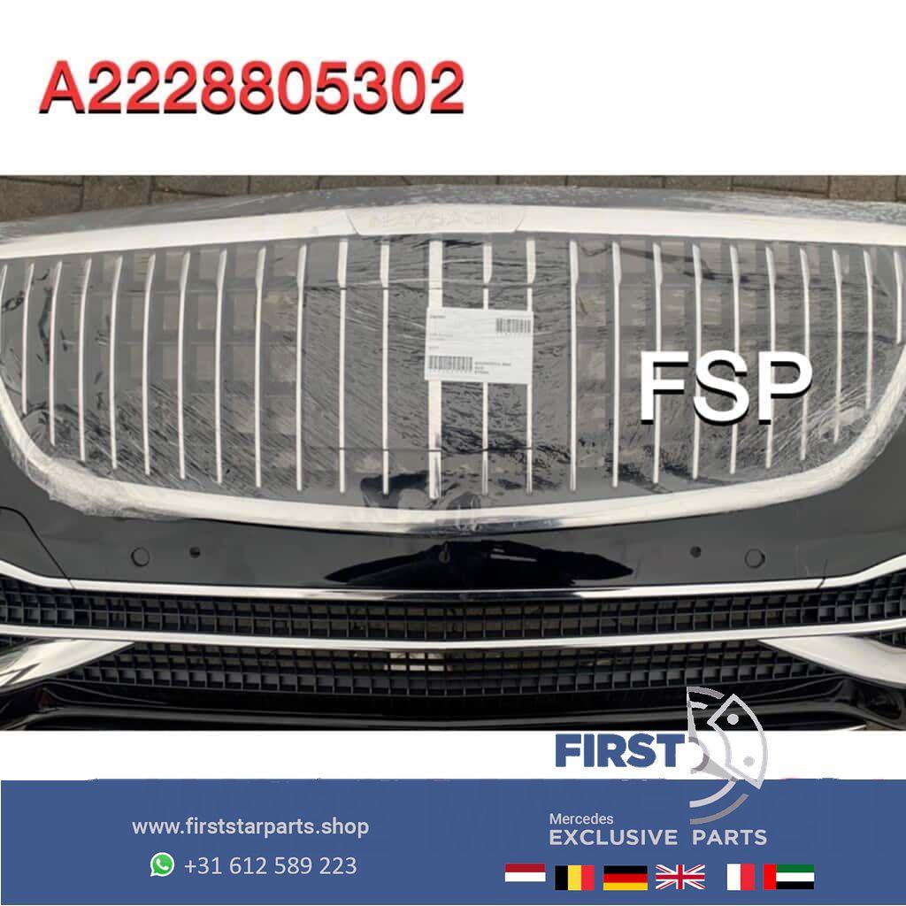 A2228805302 W222 S Klasse Mercedes MAYBACH GRIL ORIGINEEL Ra, Gebruikt, -, Ophalen of Verzenden, -