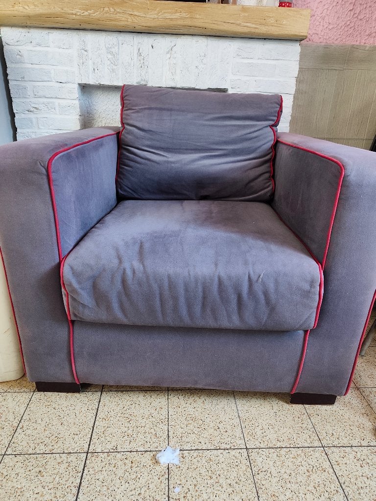 Fauteuil 90 prof , 95 larg, 75 à 100 cm, Moins de 150 cm, Enlèvement, Utilisé