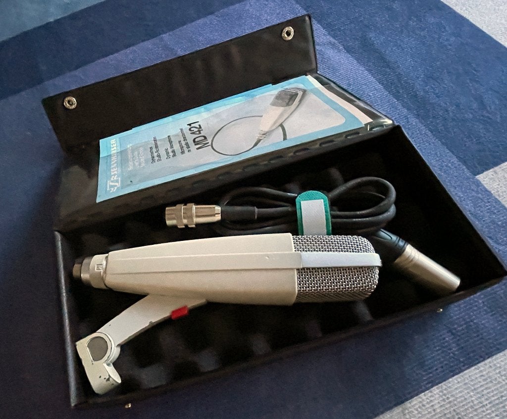 Sennheiser MD421N (S/N 15495), Muziek en Instrumenten, Microfoons, Ophalen of Verzenden, Zo goed als nieuw, Instrumentmicrofoon