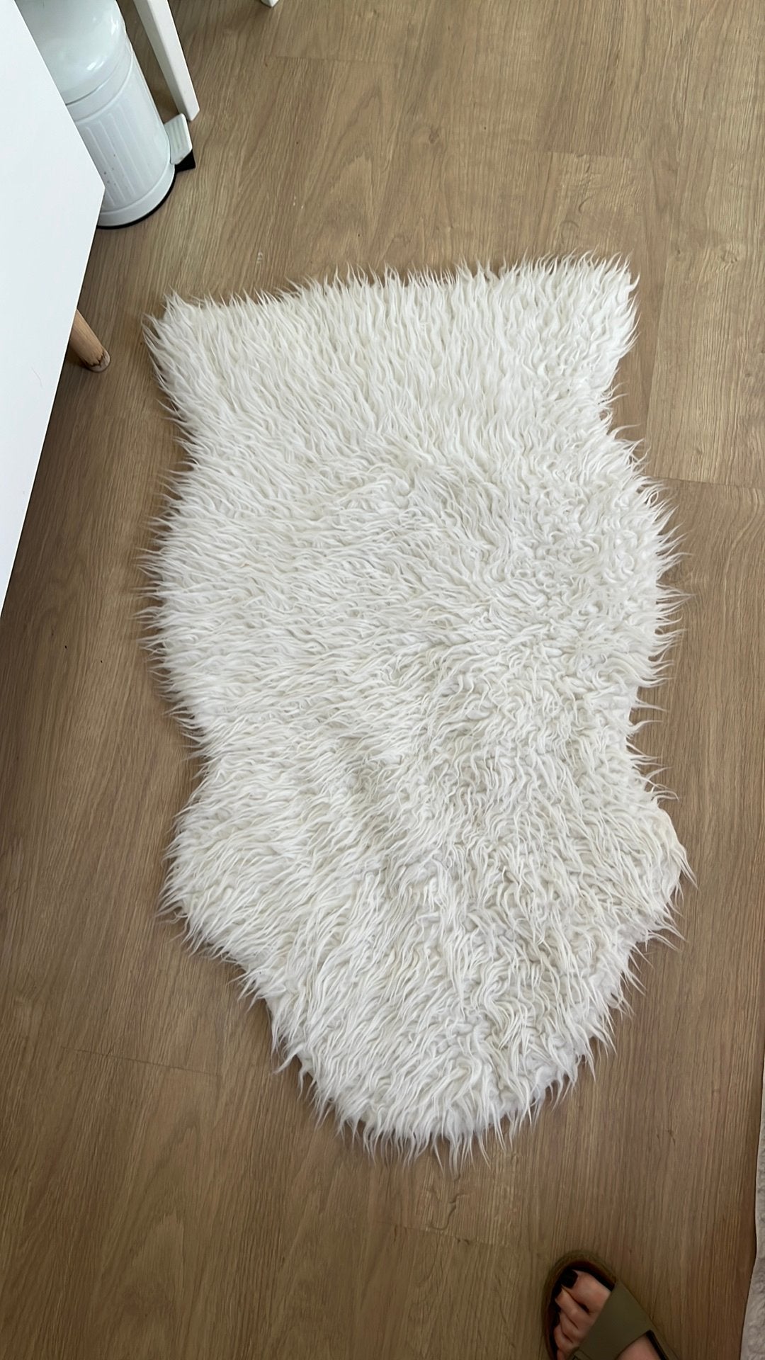 Schapenvel look tapijt, Ophalen, Zo goed als nieuw