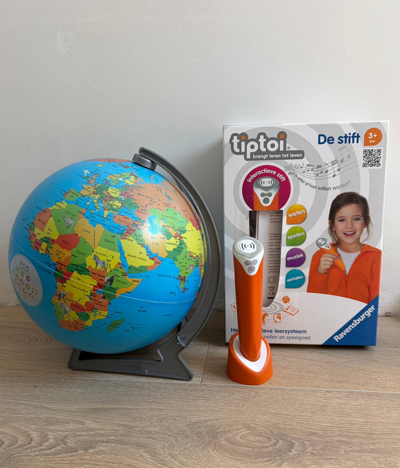 Tiptoi wereldbol en pen, Enfants & Bébés, Enlèvement, Comme neuf