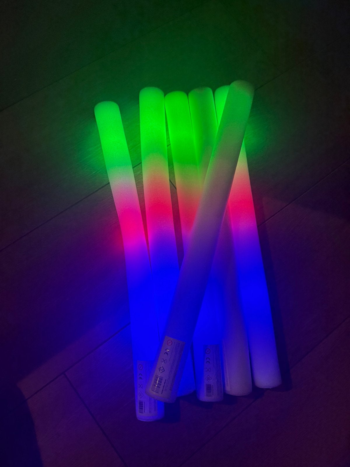 Barres lumineuses LED - Bâtons de fête - Décoration de fête, Enlèvement ou Envoi, Comme neuf, Article de fête