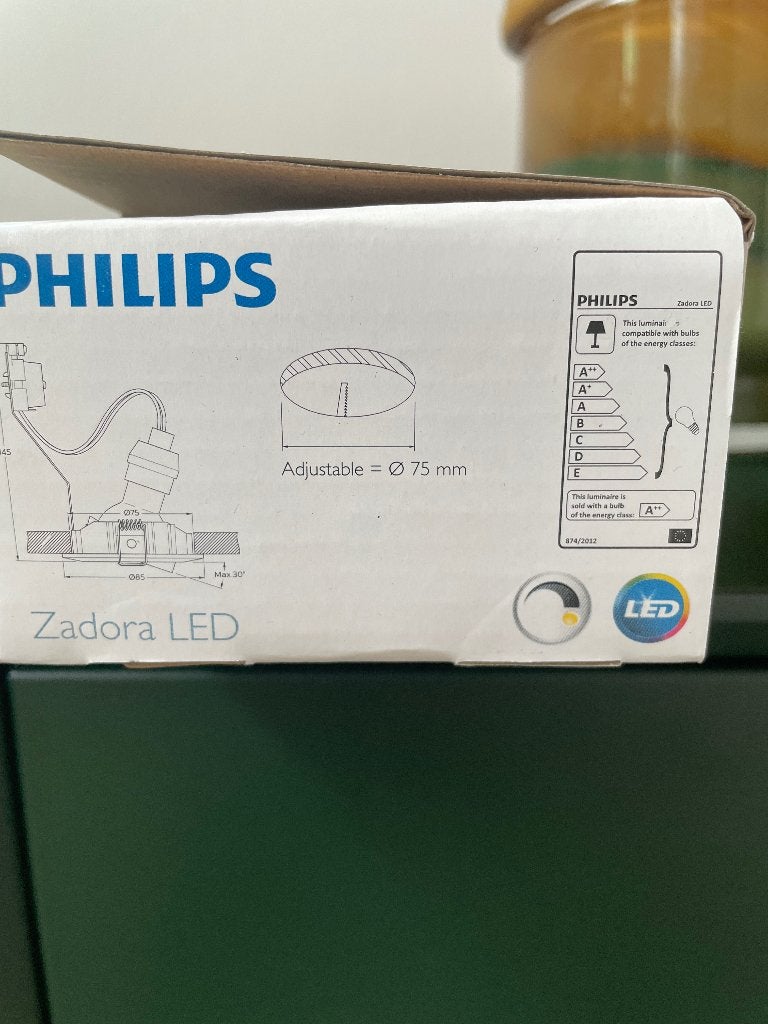 Verlichting LED inbouwspots Philips Zadora, Ophalen, Nieuw