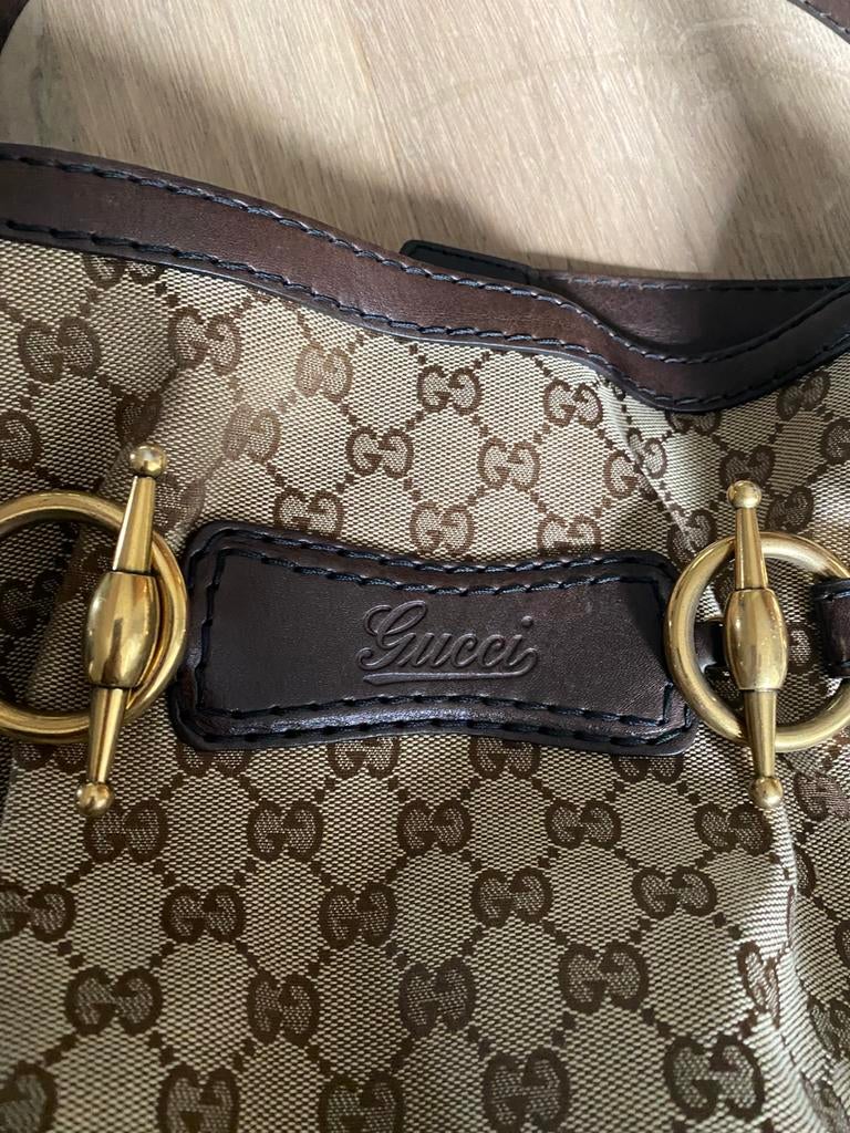 Sac à main Gucci, Enlèvement ou Envoi, Comme neuf, Brun, Sac à main