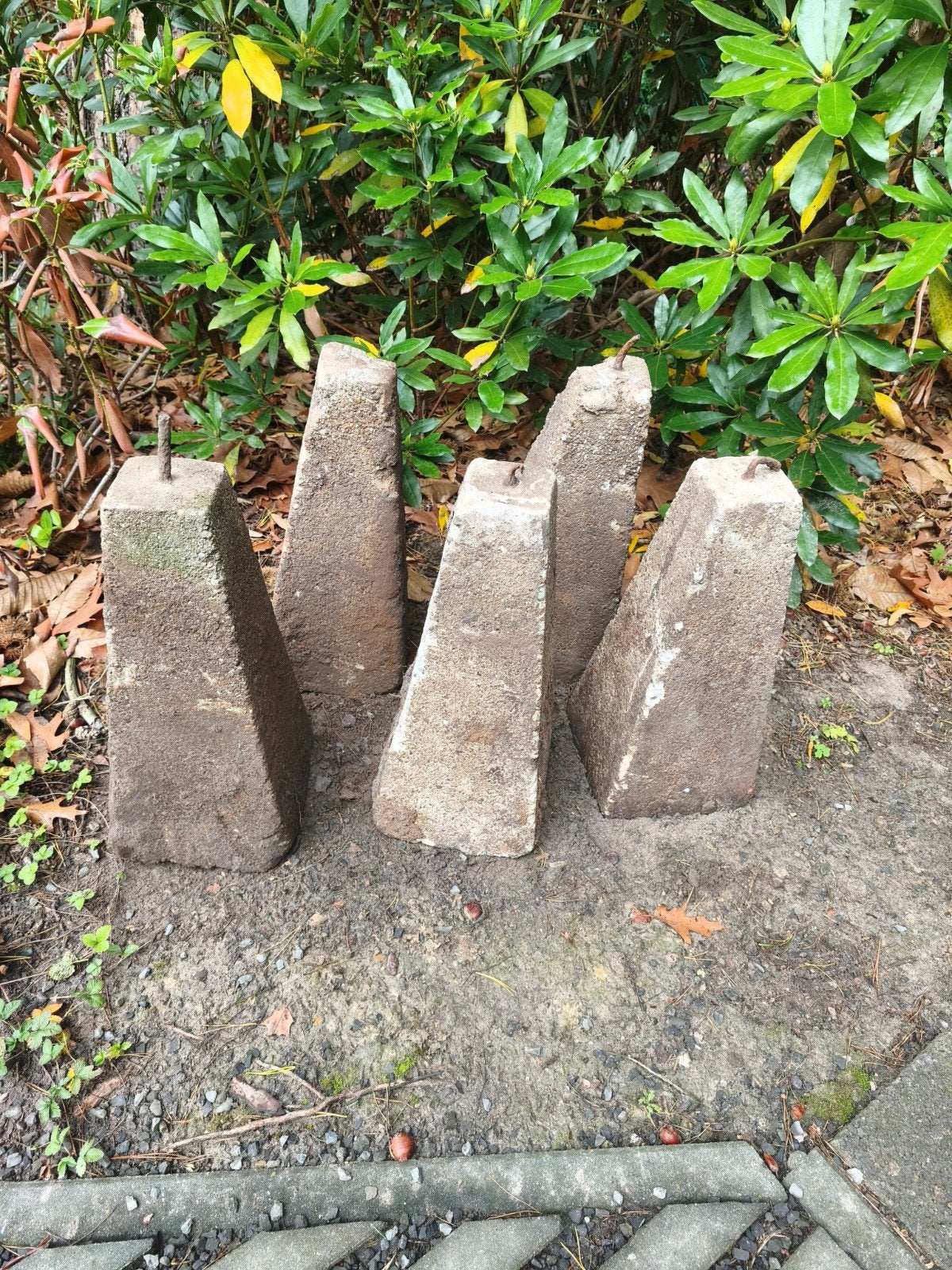 gratis betonpoeren, Ophalen