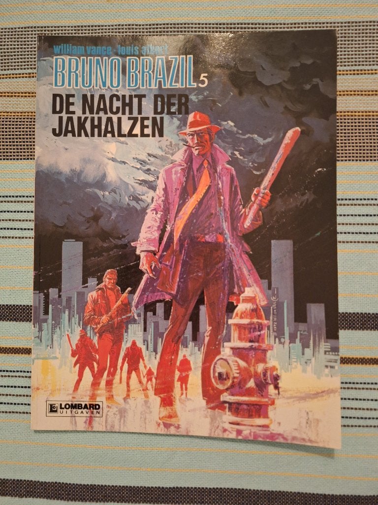 Bruno Brazil 5: de nacht der jakhalzen, Boeken, Eén stripboek, Ophalen of Verzenden, Zo goed als nieuw