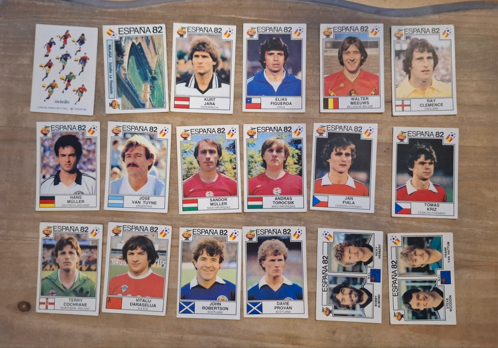 panini 18 images différentes football espana 82 espagne 1982, Enlèvement ou Envoi