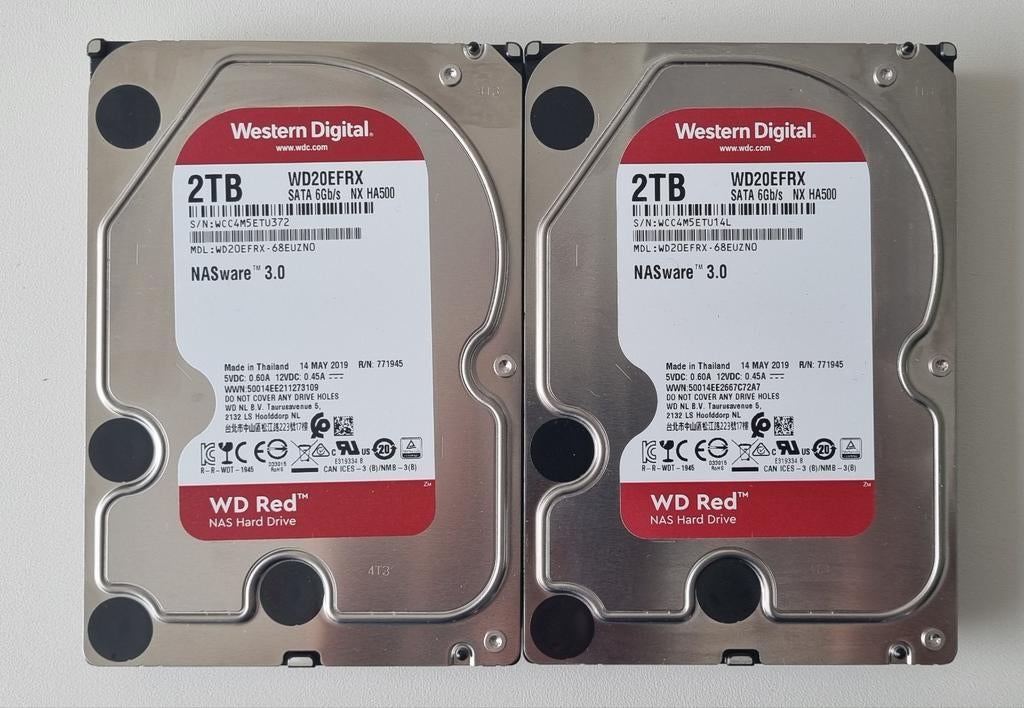 2x WD Red 2TB NAS harde schijf, Ophalen, NAS