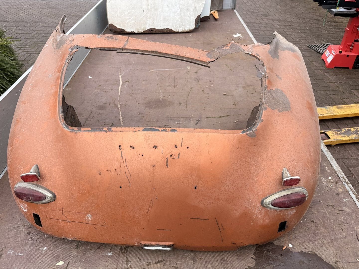 Porsche 356 rear body section, Gebruikt, -, -, Porsche