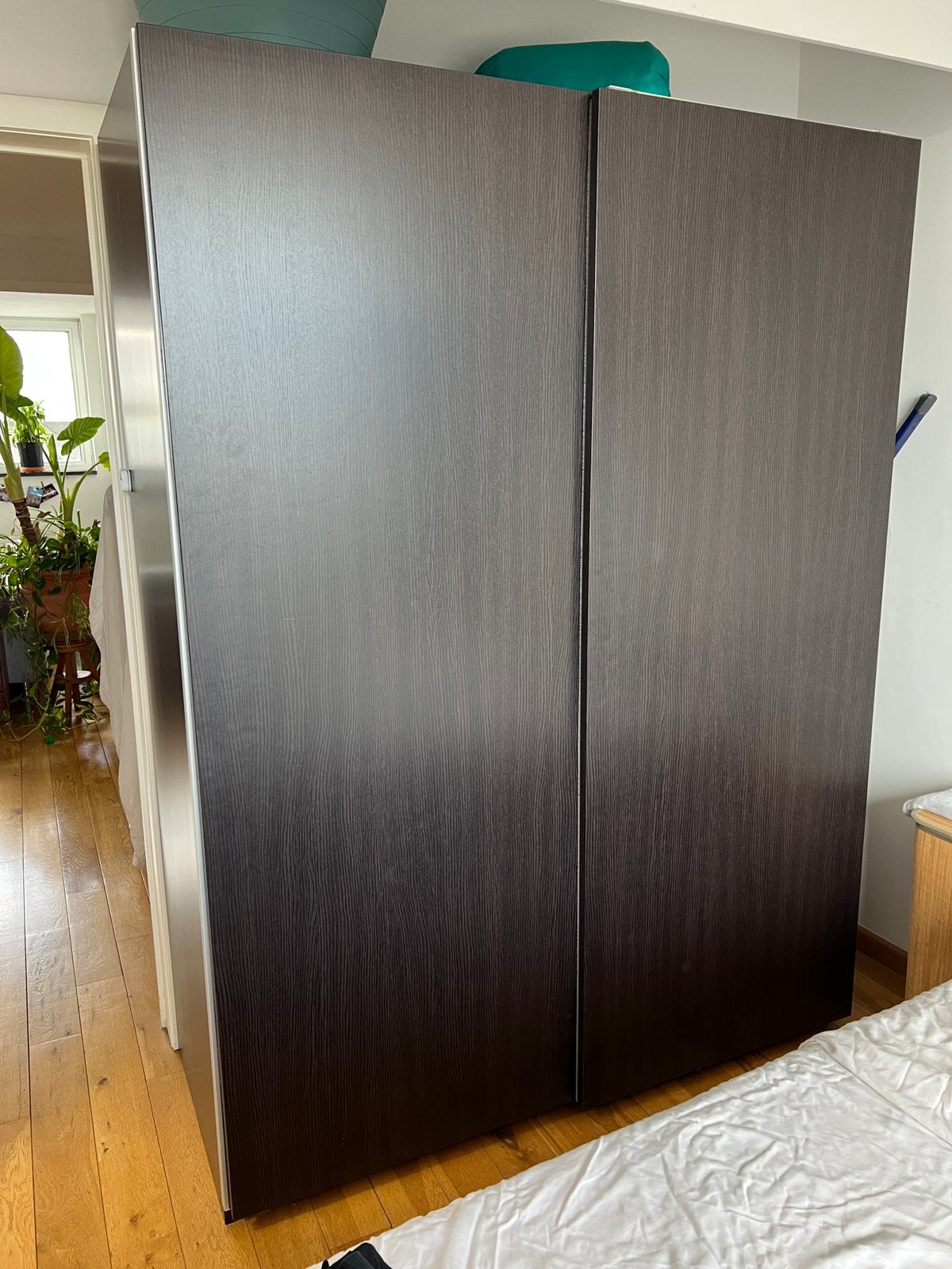 Armoire PAX Ikea avec porte coulissante HASVIK, Enlèvement, Comme neuf