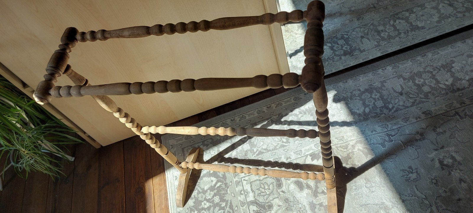 porte essuies en bois tourné, Maison & Meubles, Moins de 25 cm, Moins de 100 cm, Enlèvement, Utilisé