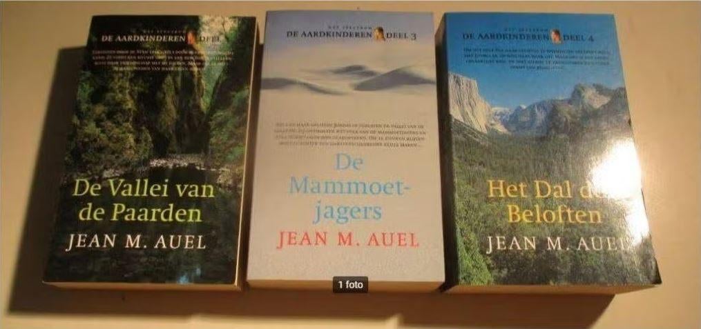 3 prima Fantasy Boeken - de aardkinderen - jean m auel, Boeken, Ophalen of Verzenden