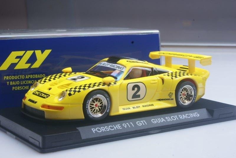 Fly Porsche 911 GT1 Guia Slot Racing #2 - Ref. E31( ZELDZAAM, Overige merken, Racebaan, Verzenden, Nieuw
