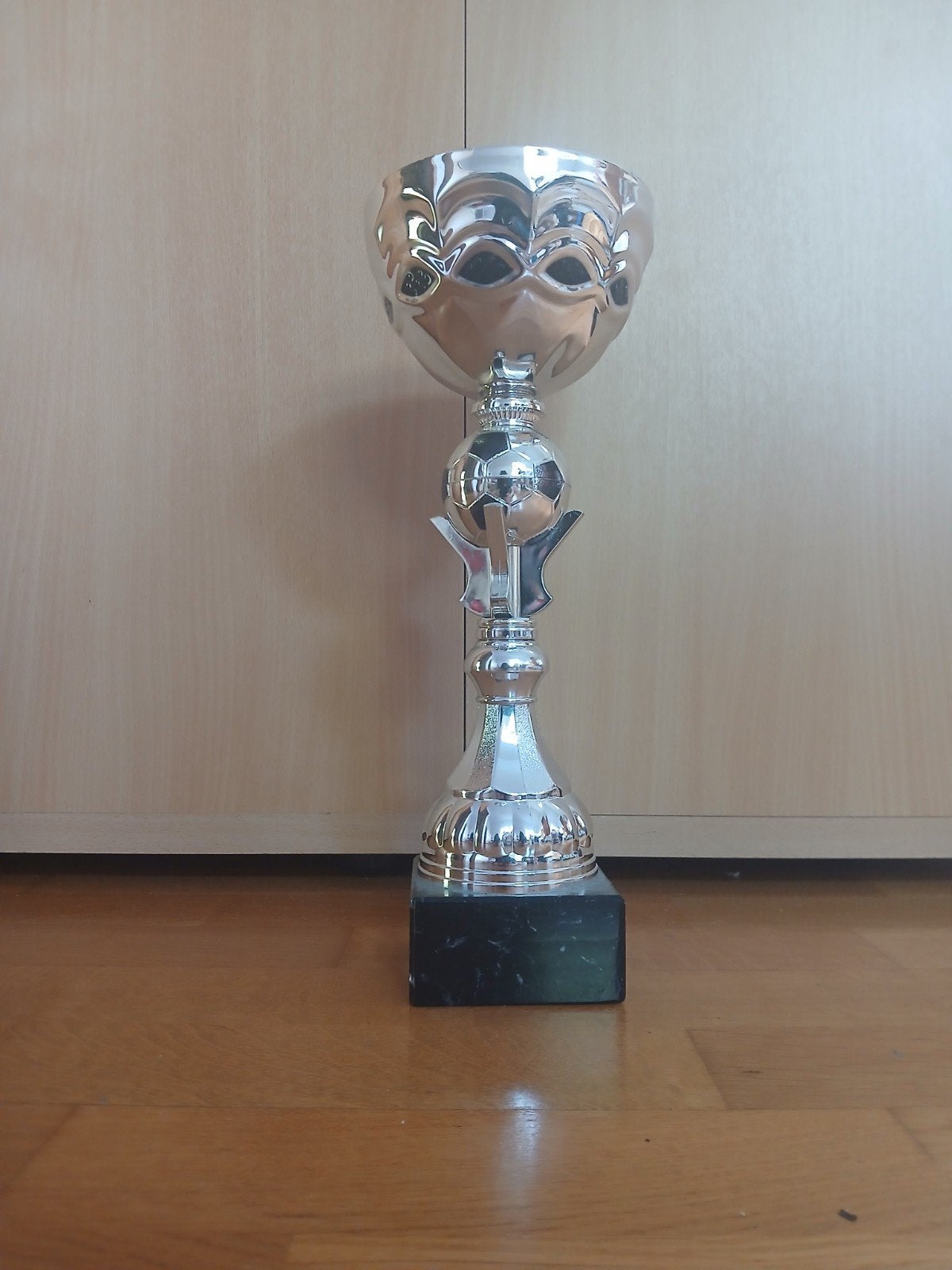 Coupe de football en argent., Sports & Fitness, Sports & Fitness Autre, Enlèvement ou Envoi
