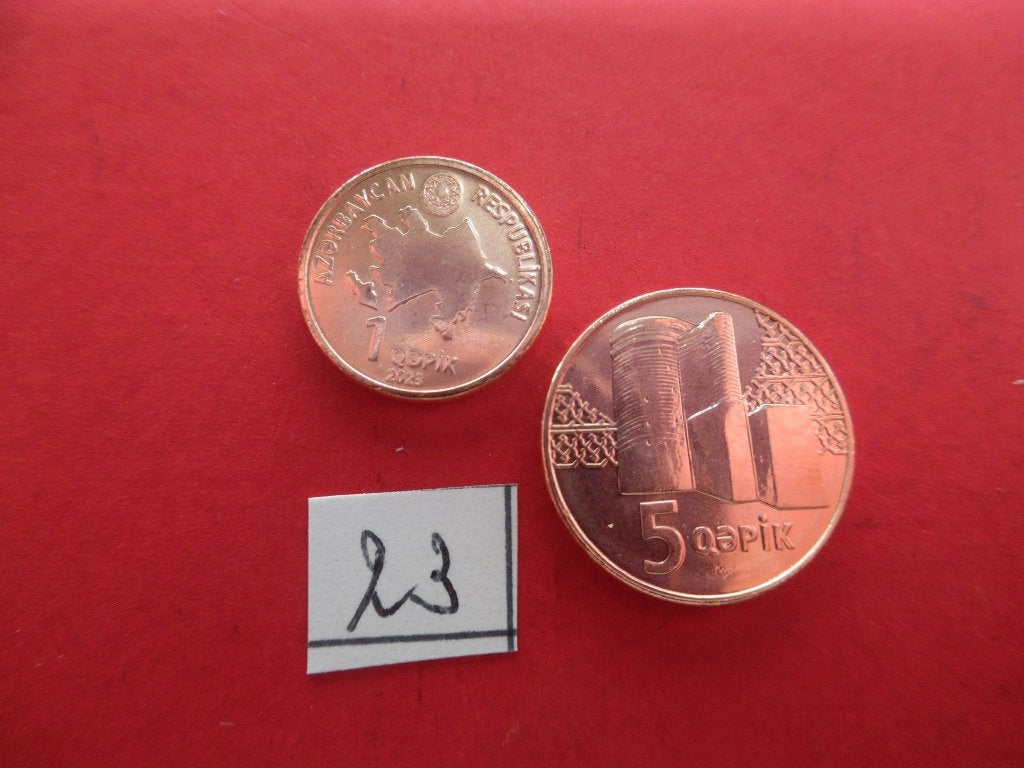 Azerbaijan 1 en 5 Quapik, Timbres & Monnaies, Enlèvement ou Envoi, Monnaie en vrac