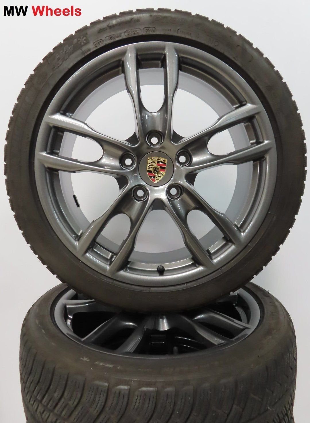 Porsche 19 inch velgen Boxster 981 en Cayman winterbanden, Auto-onderdelen, 19 inch, Gebruikt, -, -