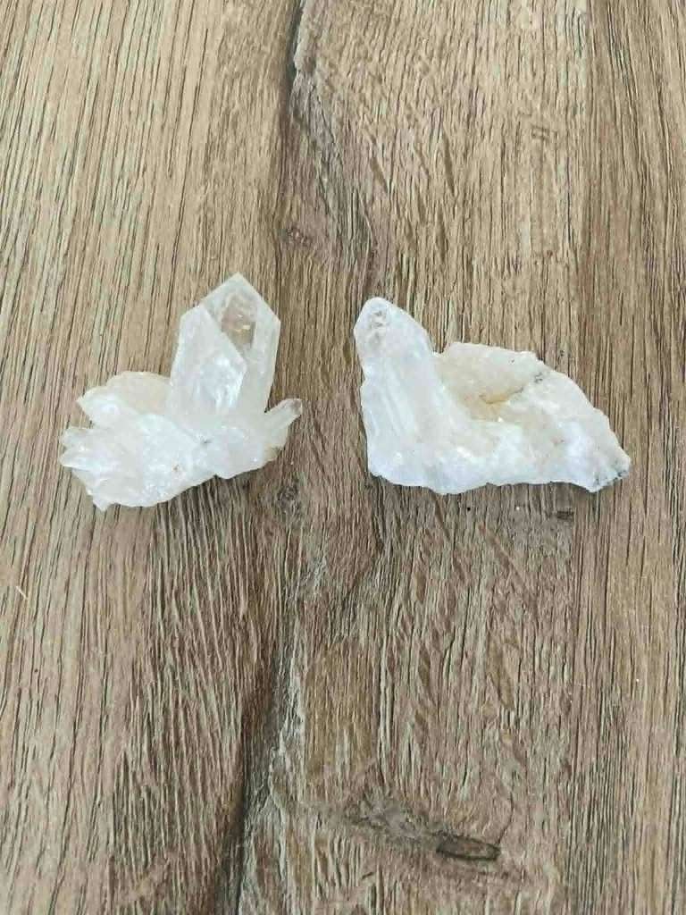 5 mooie stukjes bergkristal (punten), Verzamelen, Mineralen en Fossielen, Ophalen of Verzenden, Mineraal