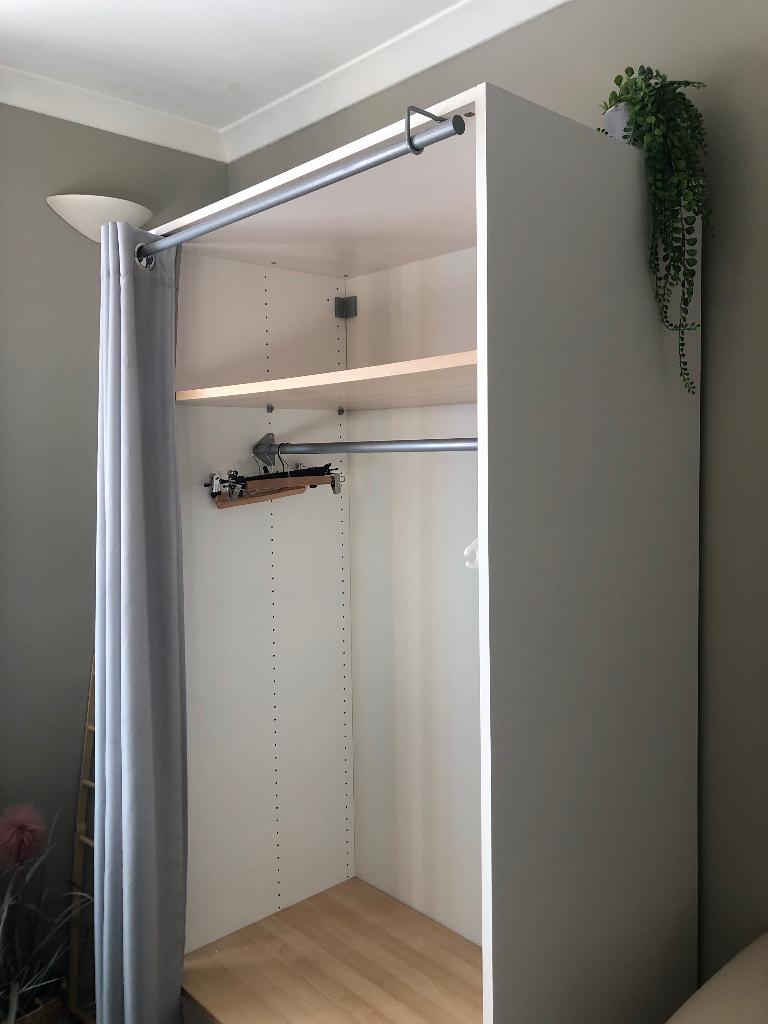 Kleerkast ikea, Huis en Inrichting, Kasten | Kleerkasten, Ophalen, Met plank(en), 50 tot 100 cm, Zo goed als nieuw