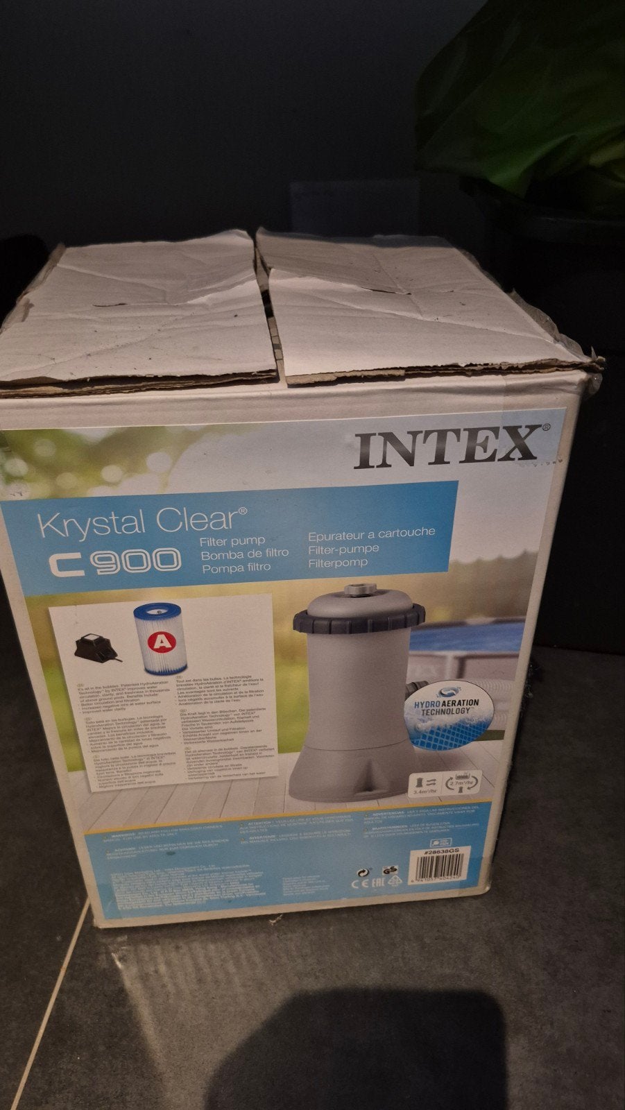 Zwembad met 5 solarbollen, Ophalen, Rond