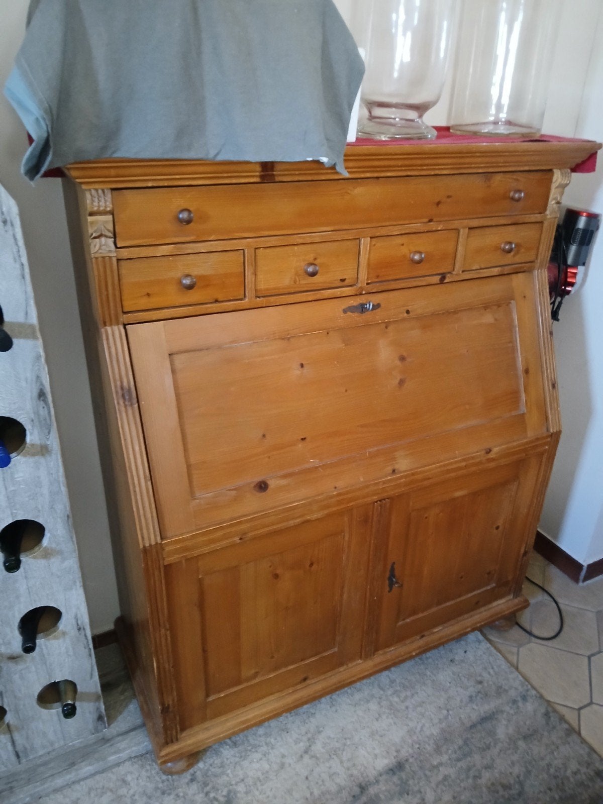 kasten hope kast220h.200b., Huis en Inrichting, Ophalen, Zo goed als nieuw, 10 jaar oud secretary nooit gebruitkt