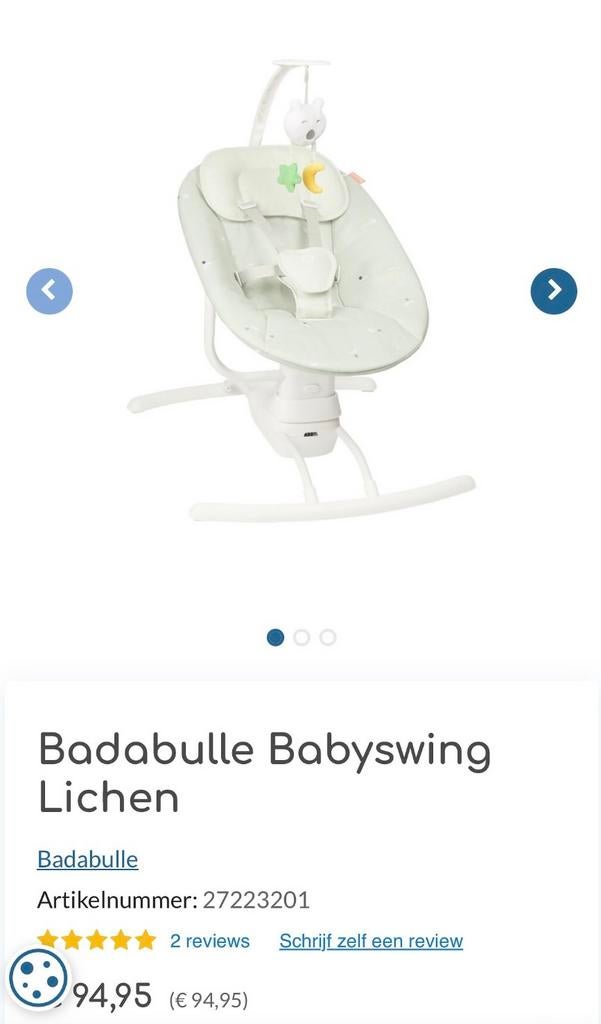 Babyswing, Kinderen en Baby's, Ophalen, Nieuw