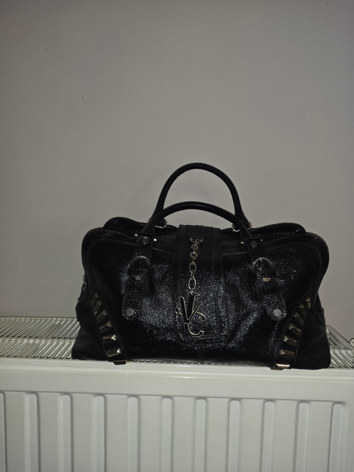 VERSACE handtas, Handtassen en Accessoires, Tassen | Damestassen, Ophalen, Zwart, Handtas