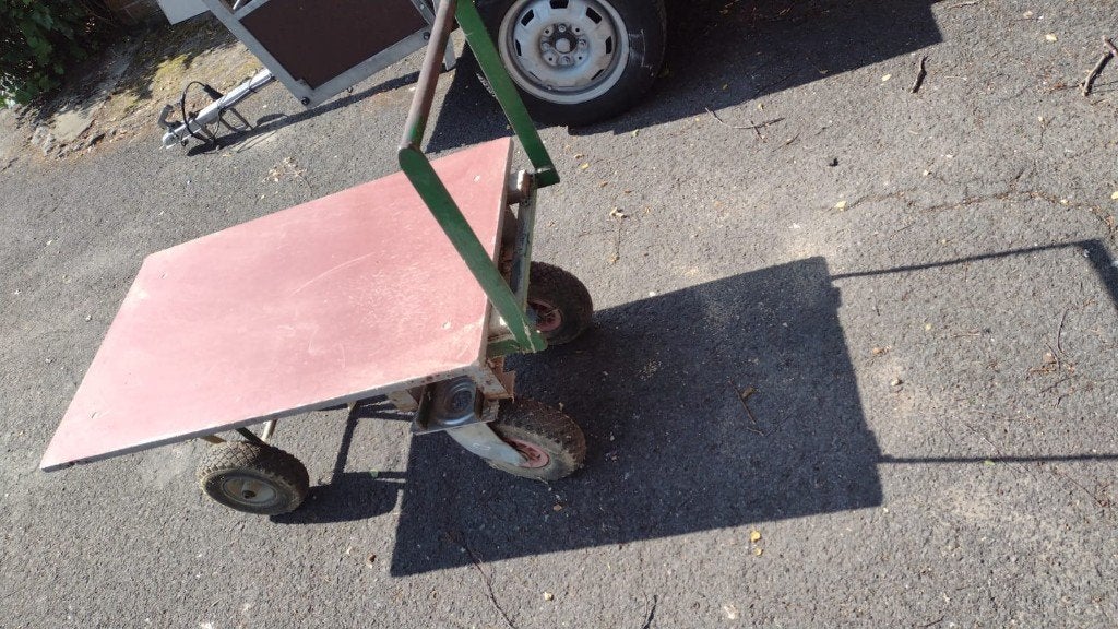 Handig steekkarretje, 100 litres ou plus, Enlèvement, Utilisé, Diable