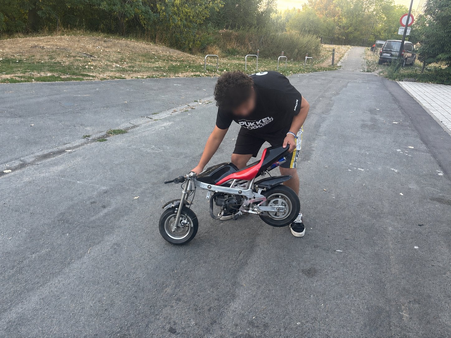 Pitbike 50cc tekoop, Fietsen en Brommers, Brommers | Crossbrommers, Ophalen, Zo goed als nieuw