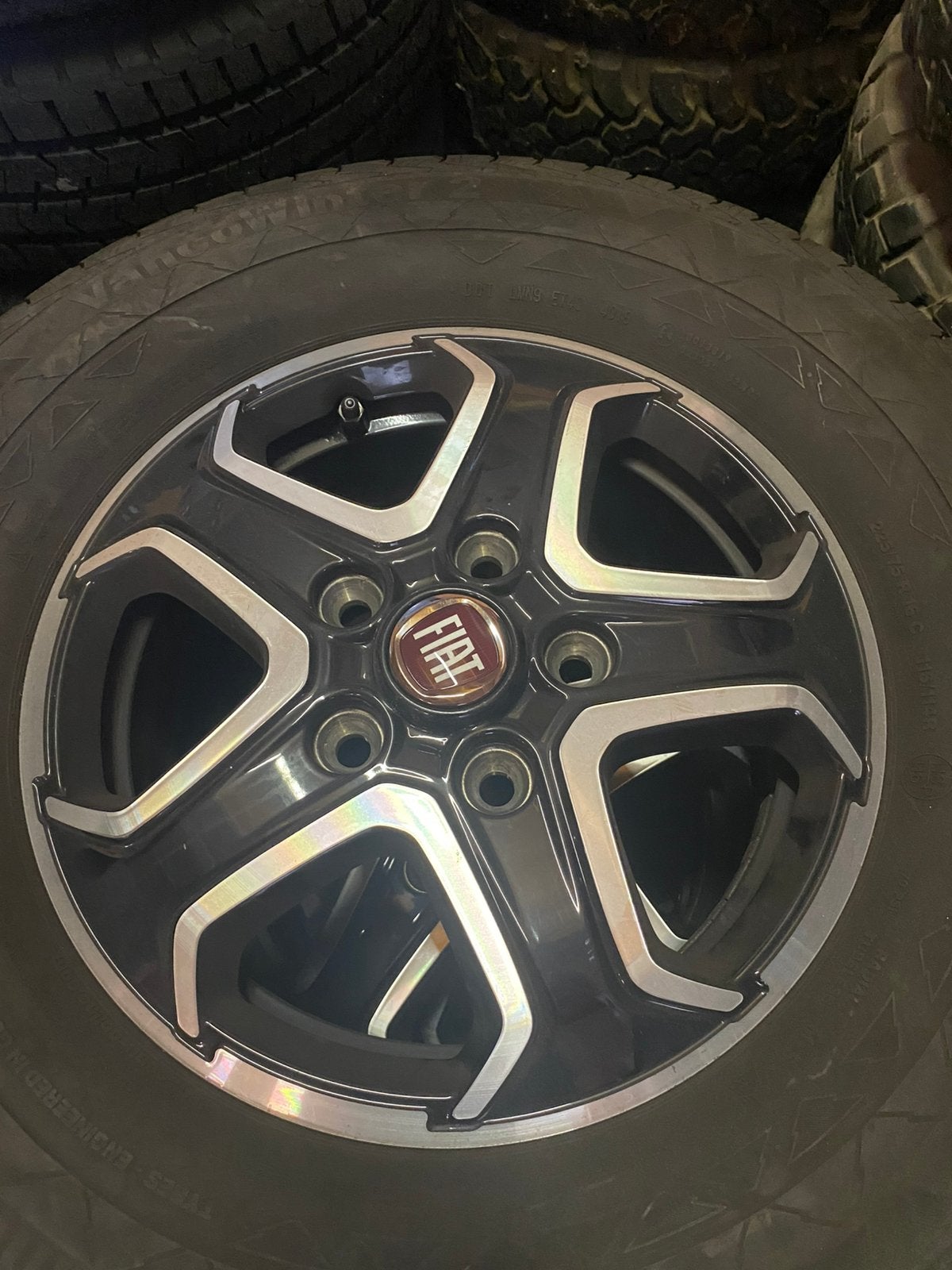 Jantes en aluminium Fiat Ducato 16 pouces + pneus, Caravanes & Camping, Enlèvement, Comme neuf