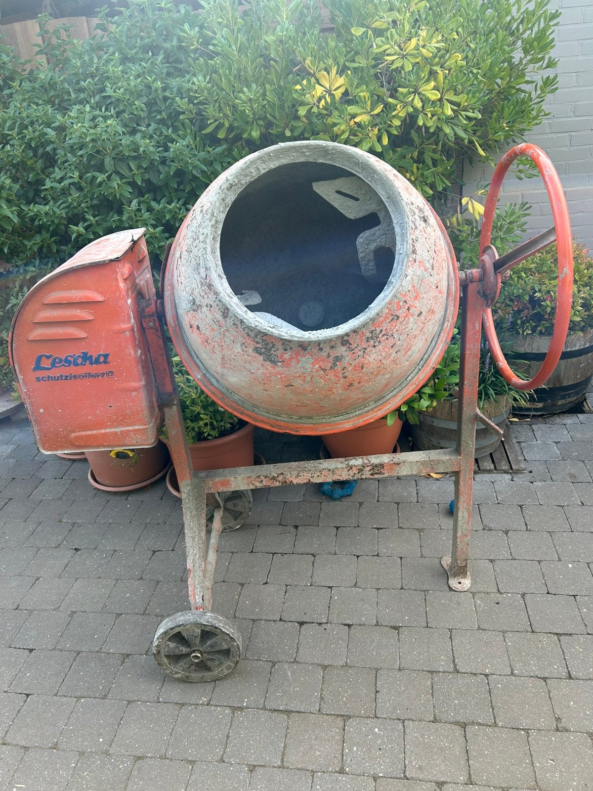 Betonmolen 140 liter prima staat, Ophalen, Zo goed als nieuw
