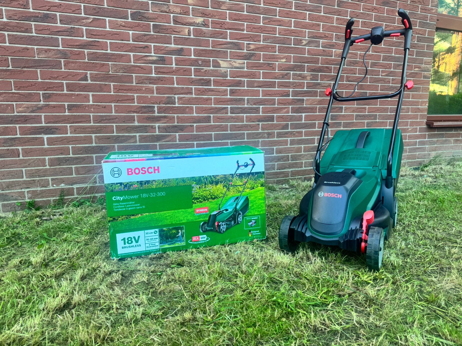 Tondeuse BOSCH 18V, Enlèvement, Comme neuf