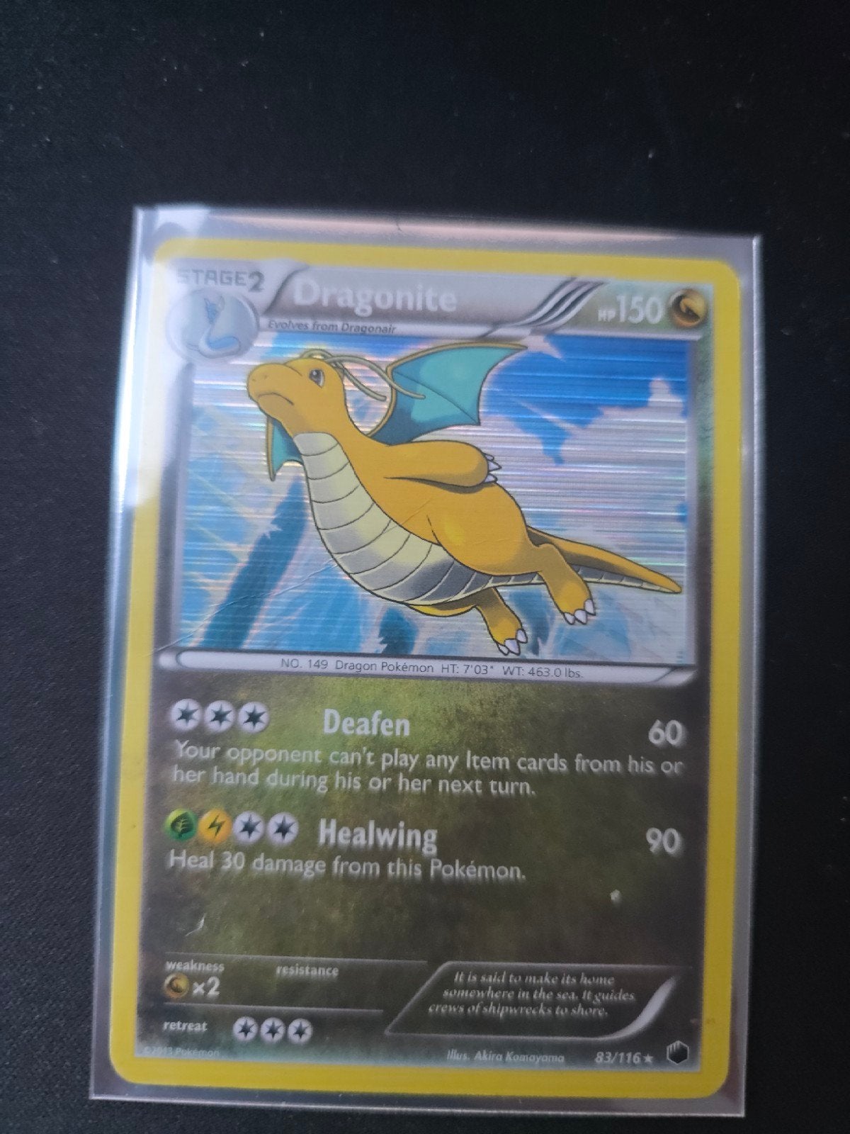Holo dragonite - 83/116, Ophalen, Losse kaart