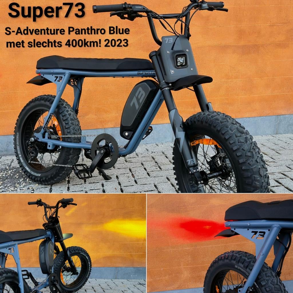Super73 S-Adventure  met 487km 2023 USA Elektrische fiets, Fietsen en Brommers, Elektrische fietsen, Zo goed als nieuw, 50 km per accu of meer