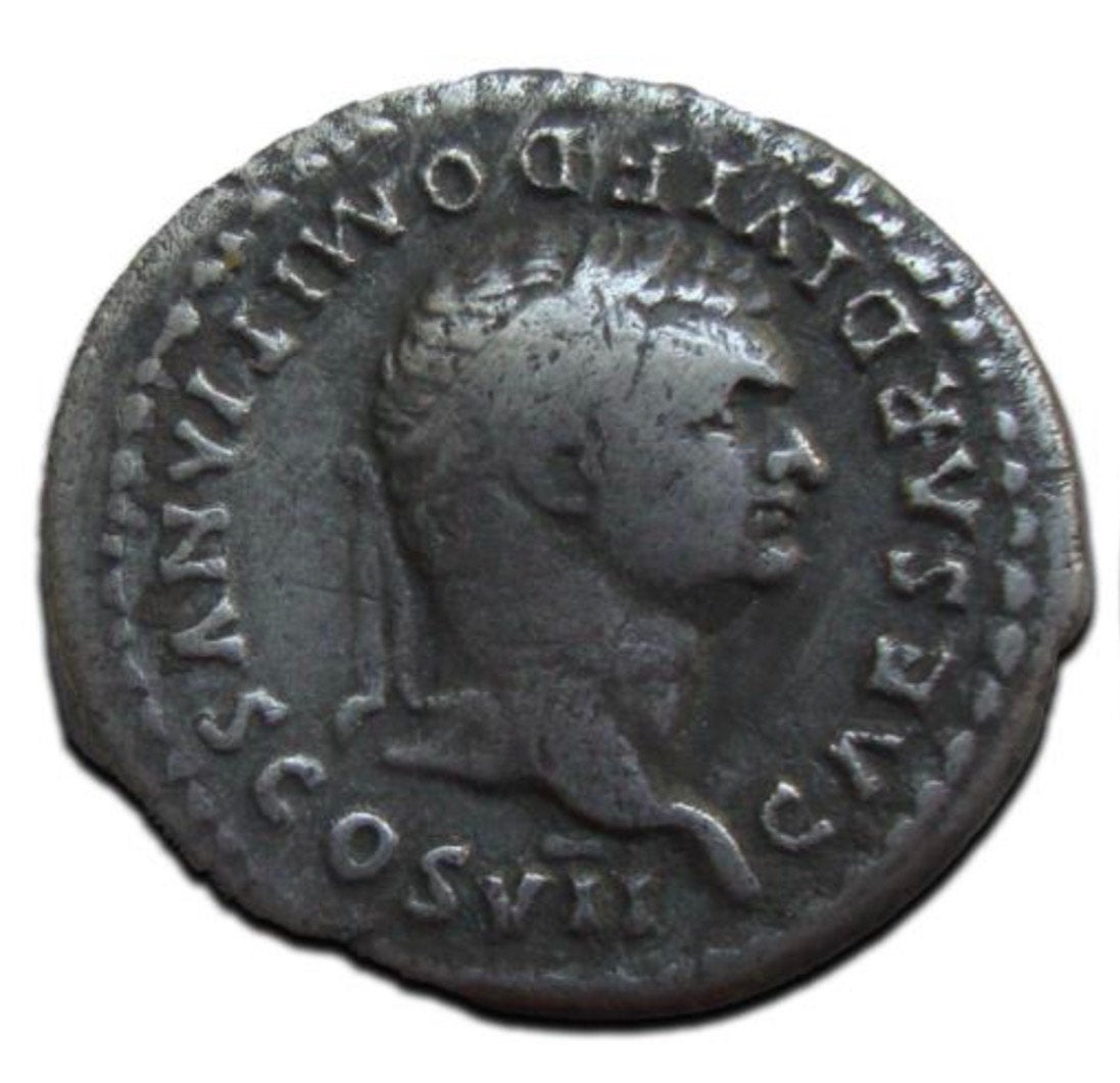 Romeinse rijk - Domitianus (Denarius, 80-81 AD), Ophalen of Verzenden, Losse munt, Zilver
