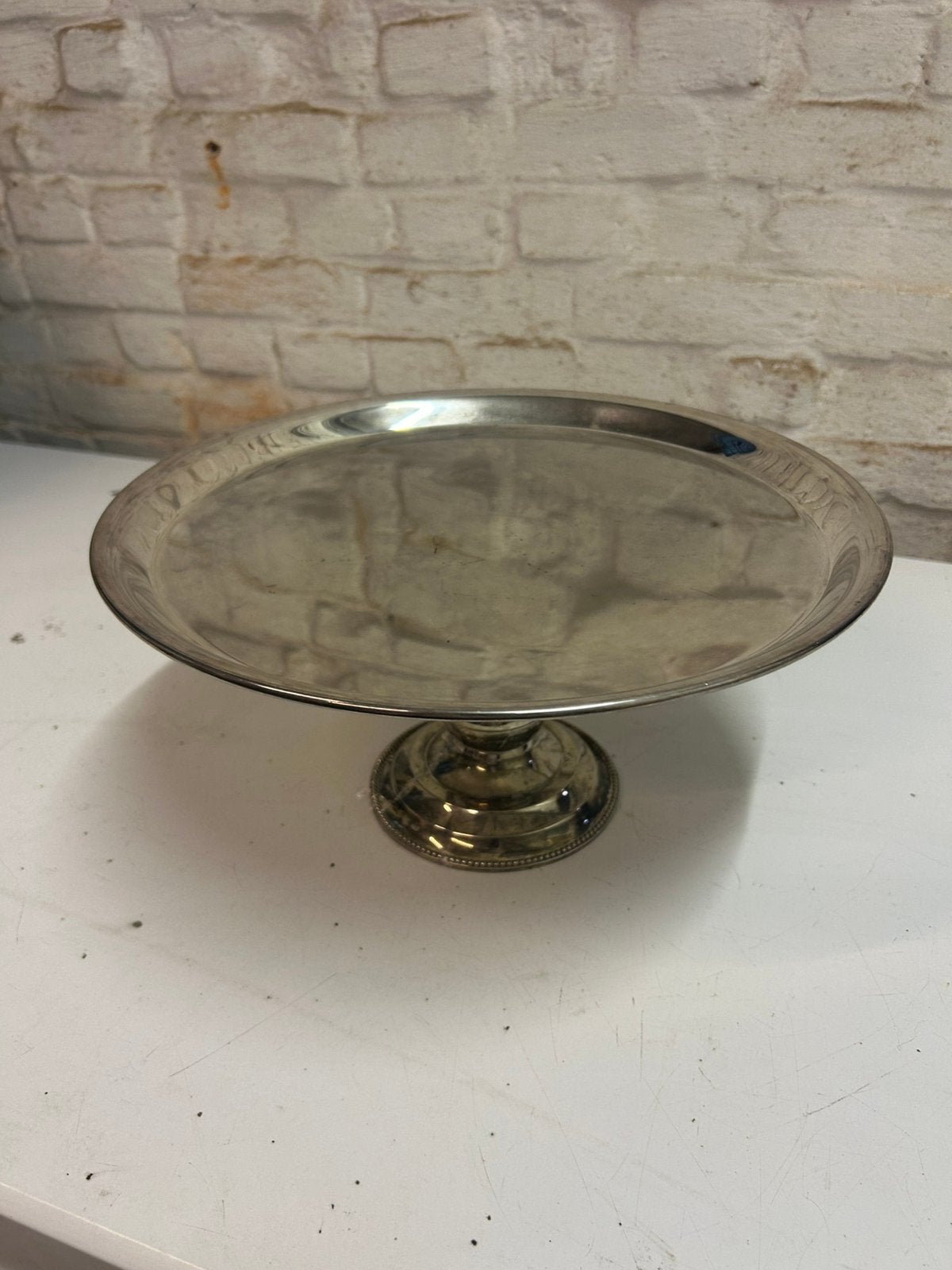 Godinger schaal/taartplateau — vintage, Huis en Inrichting, Ophalen of Verzenden, Gebruikt, Taartplateau, Metaal