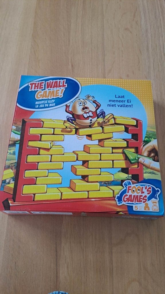 gezelschapsspel The Wall Game, Hobby en Vrije tijd, Gezelschapsspellen | Overige, Ophalen, Gebruikt