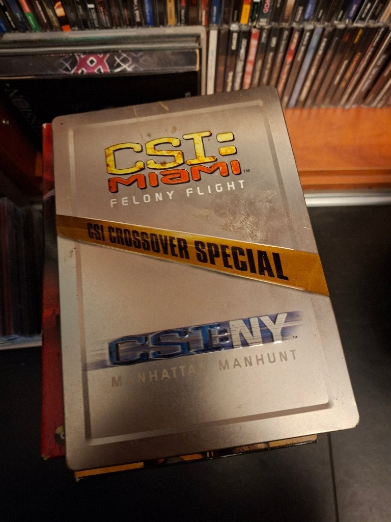 dvd - csi miami/csi ny - felony flight - metal case, Comprend un boîtier, Enlèvement ou Envoi, Anglais, Néerlandais