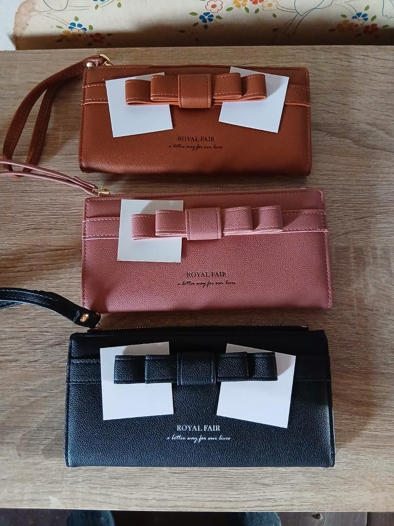 Portefeuille femme, Bijoux, Sacs & Beauté, Porte-monnaie & Portefeuilles, Noir