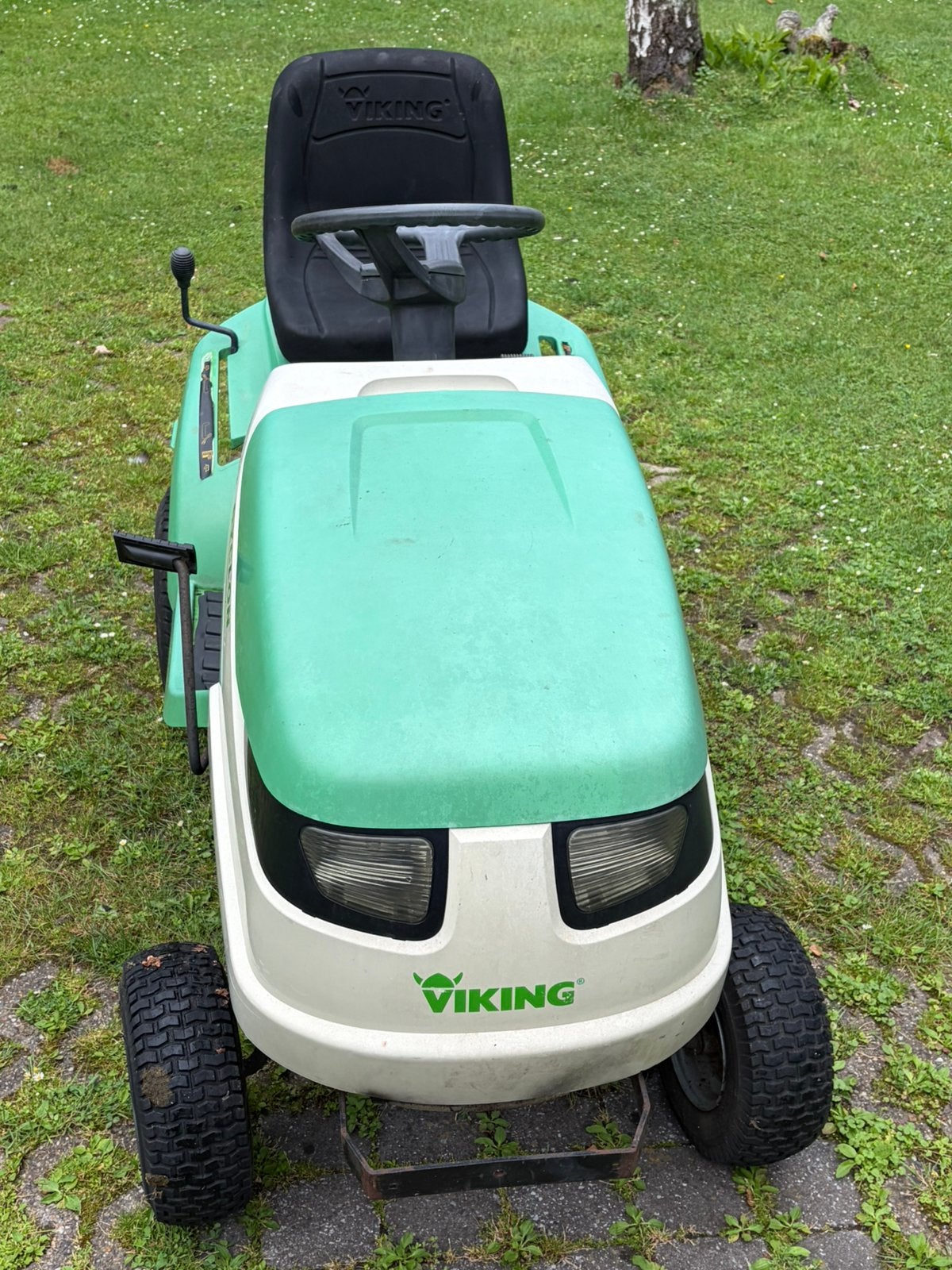 Zitmaier viking mt585, Tuin en Terras, Zitmaaiers, Ophalen, Gebruikt, Elektrische starter