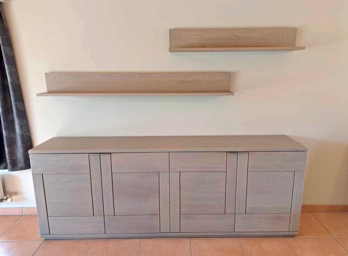 Dressoirkast met 2 legplanken van Mintjens, Ophalen, Zo goed als nieuw, Eikenhout