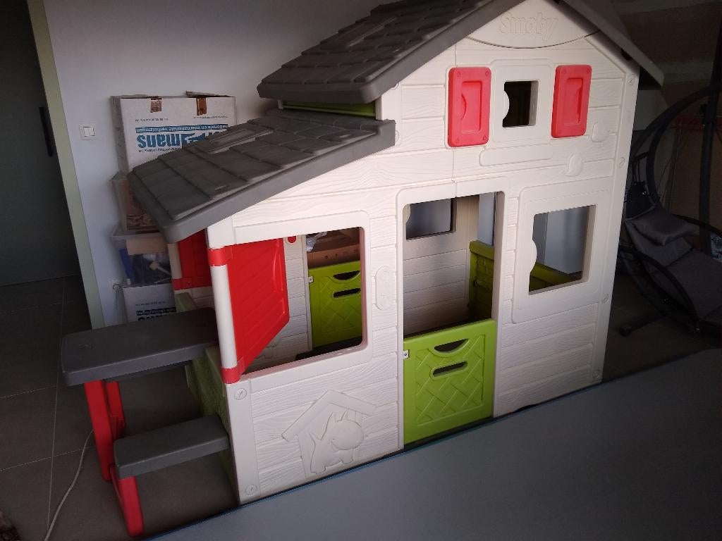 Smoby speelhuisje, Ophalen, Gebruikt, Plastic