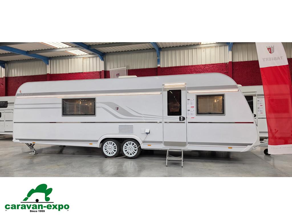 TABBERT PUCCINI 750 HTD, Caravans en Kamperen, Caravans, Tabbert, Bedrijf, 2000 kg en meer, 8 meter en meer