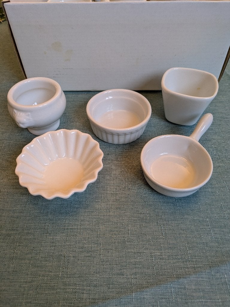 Verrines divers, Maison & Meubles, Cuisine | Vaisselle, Enlèvement, Utilisé, Porcelaine, Récipient(s)
