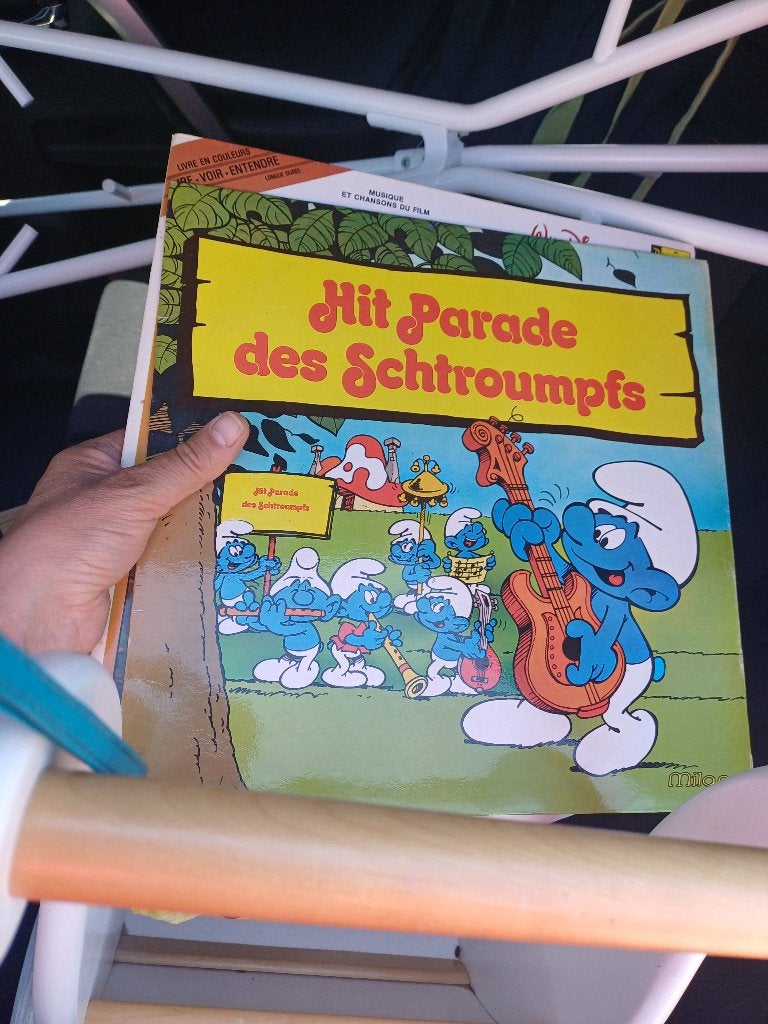 33 tours schtroumpfs, CD & DVD, Enlèvement, Utilisé